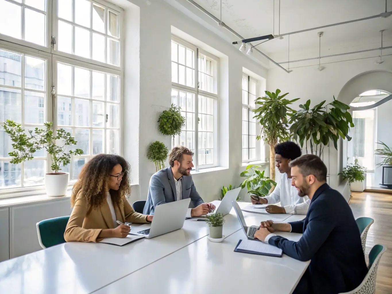 A diverse group of Indian professionals actively participating in a team-building exercise during a training session, showcasing collaboration and engagement.